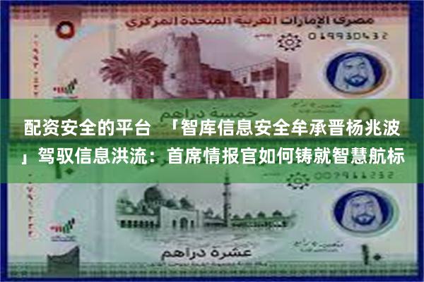 配资安全的平台  「智库信息安全牟承晋杨兆波」驾驭信息洪流：首席情报官如何铸就智慧航标
