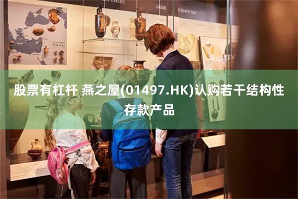 股票有杠杆 燕之屋(01497.HK)认购若干结构性存款产品